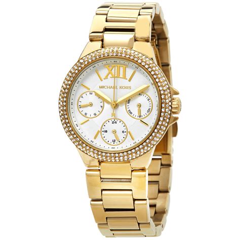 Michael Kors Camille White Dial Crystal